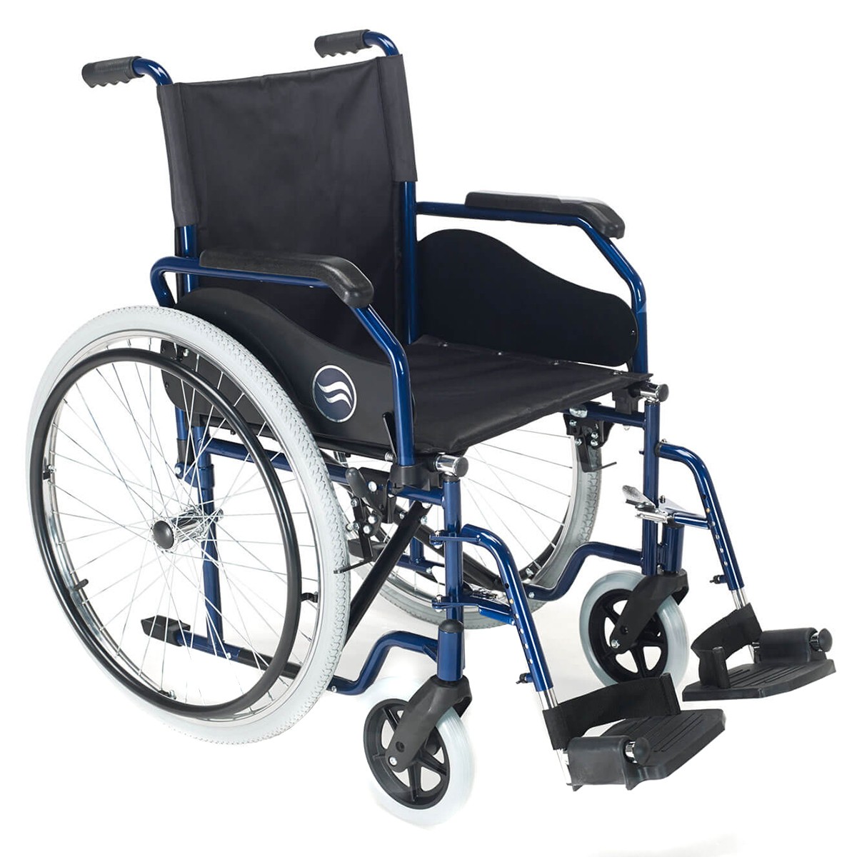 Imagen de Breezy 90 silla de ruedas 24" maciza ancho 45cm azul