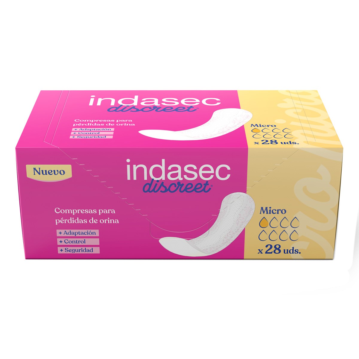 Imagen de Indasec micro protector salvaslip 28 uds