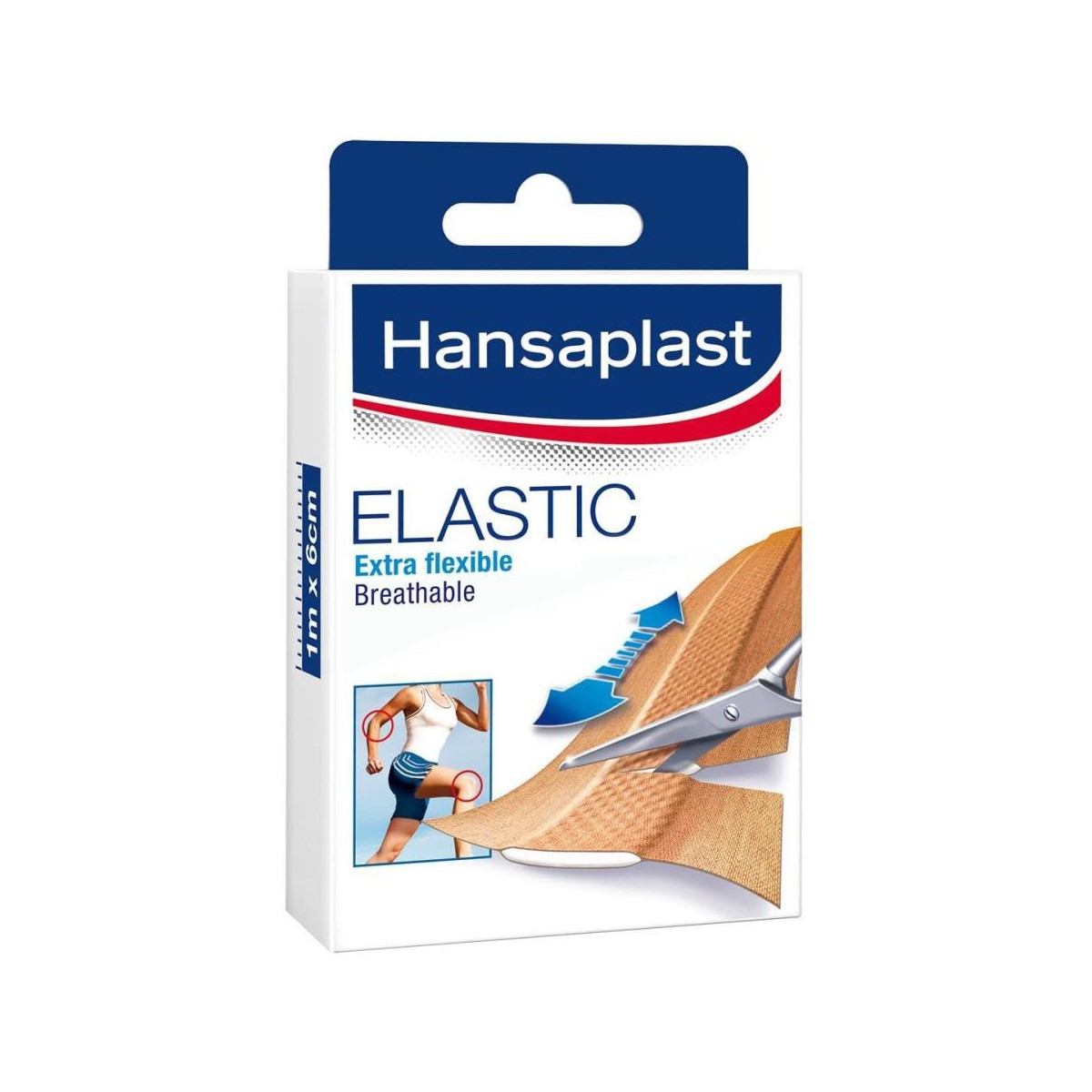 Imagen de Hansaplast elastic tira 1m x 6cm