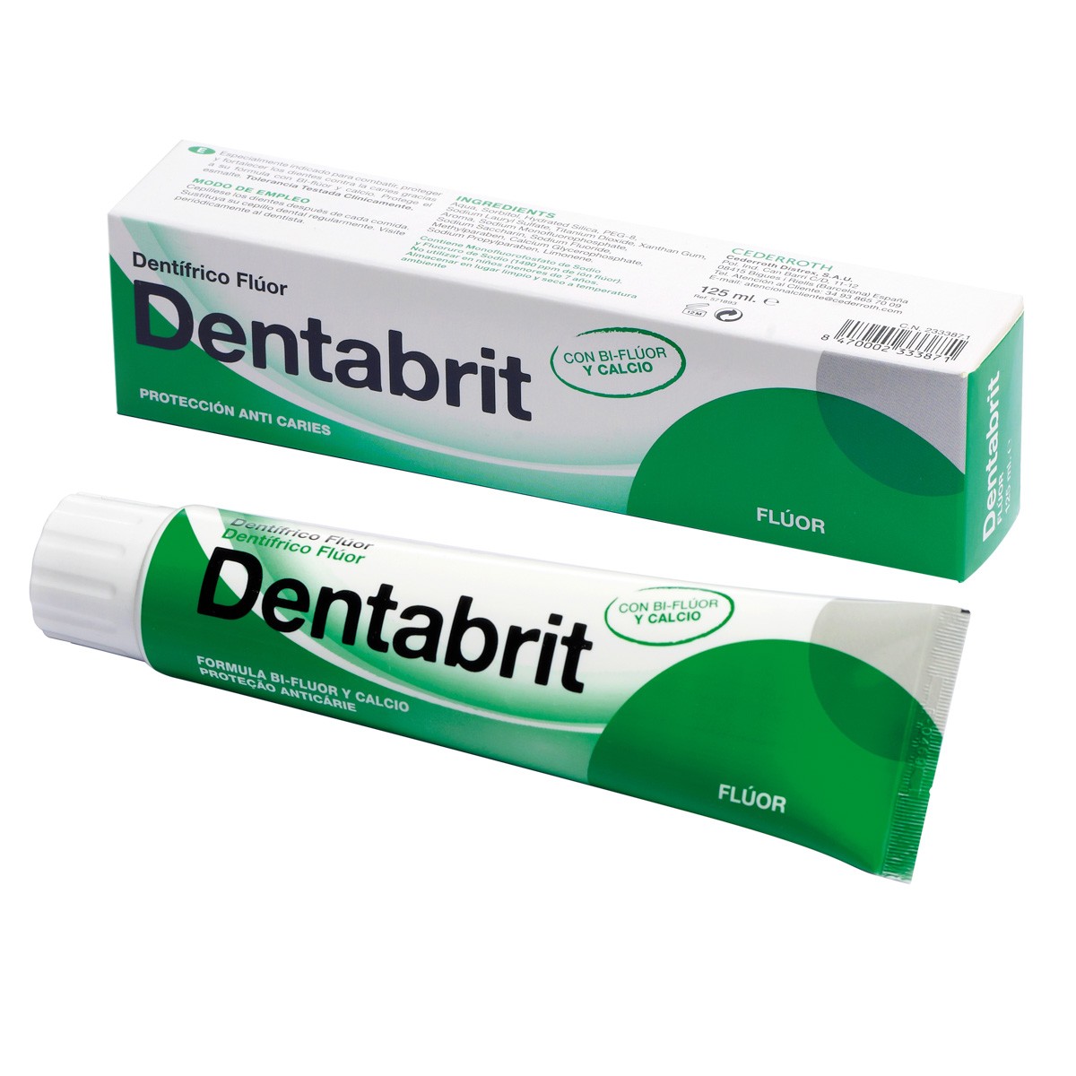 Imagen de Dentabrit pasta dental fluor 125ml